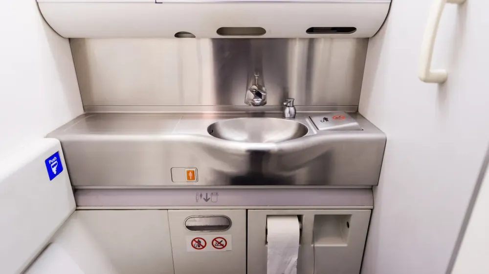 airplane sink